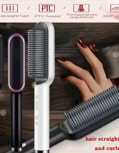 Load image into Gallery viewer, 2-in-1 Professional Quick-Heated Electric Hot Comb

