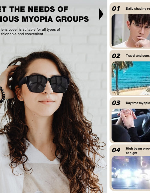 Load image into Gallery viewer, Polarized Cover Over Overlay Prescription Glasses
